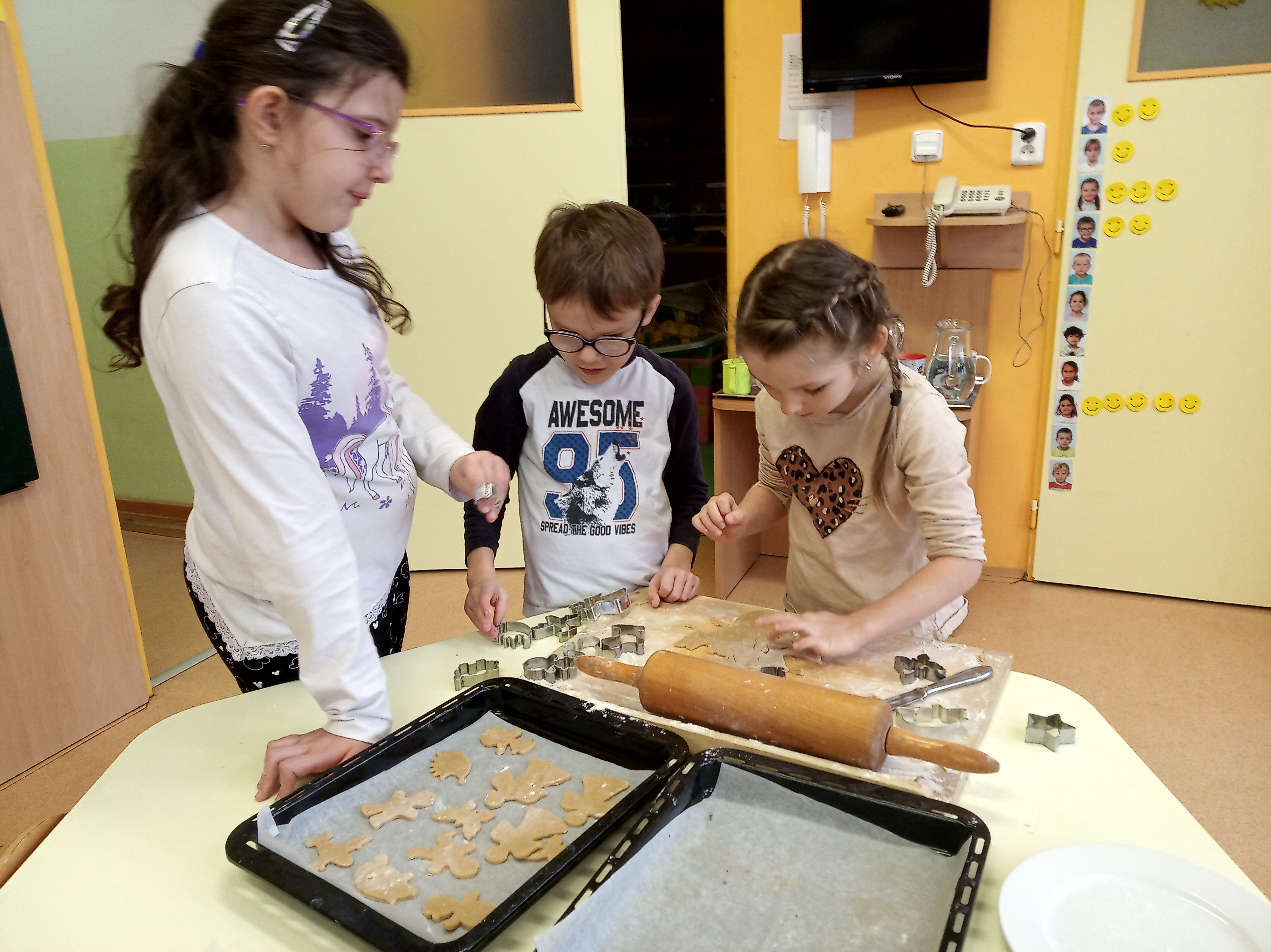 obrázek zpráva Děti si upekly perníčky i linecké