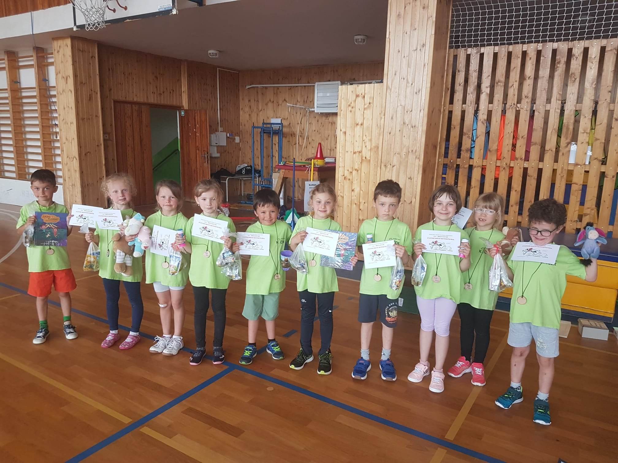 obrázek zpráva Předškoláci reprezentovali školku na Sportovních hrátkách