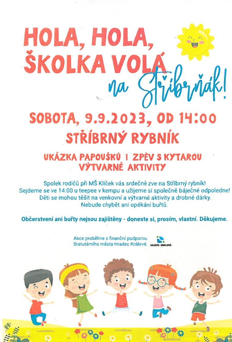 obrázek zpráva Hola, hola, školka volá na Stříbrňák!