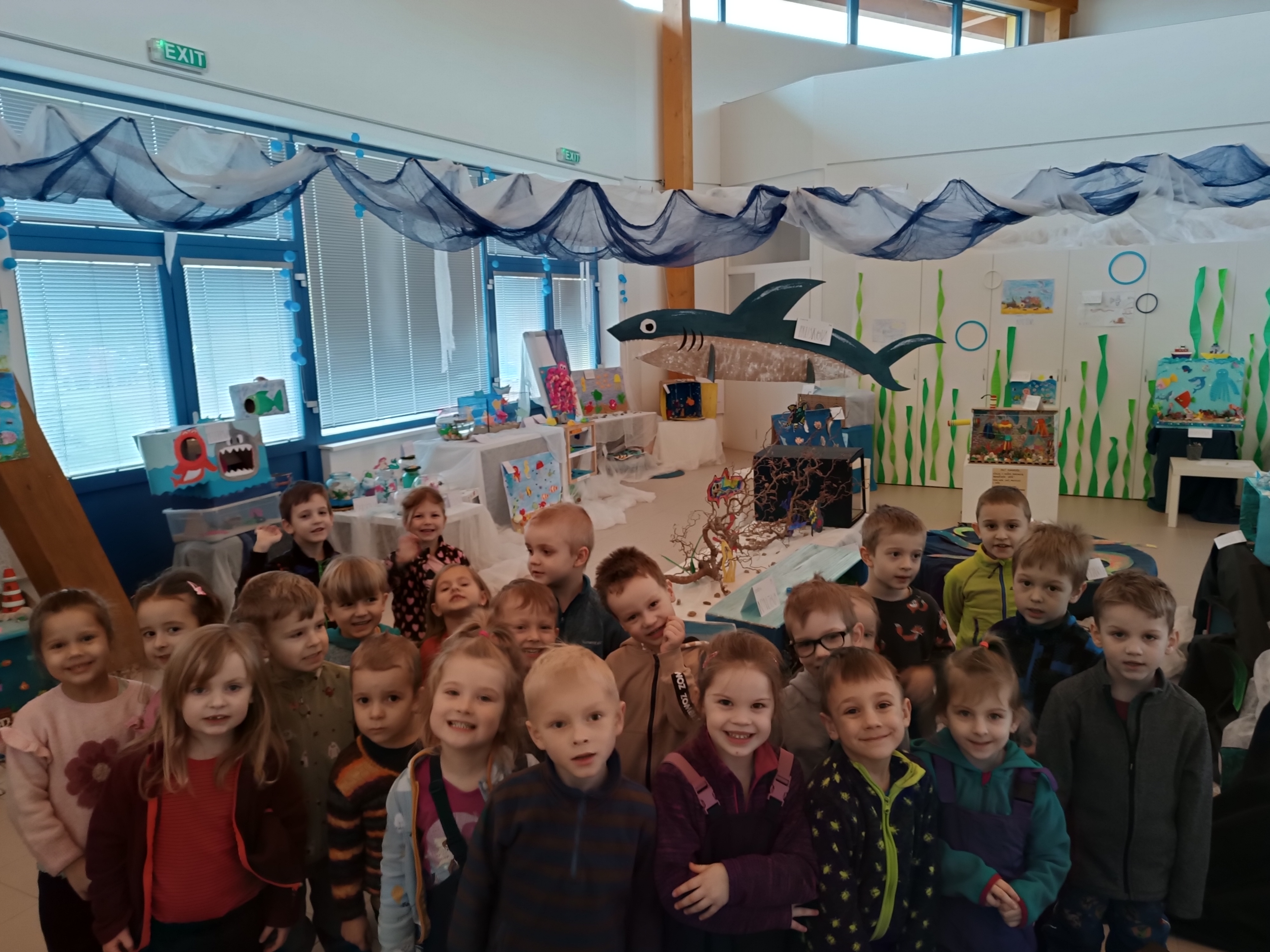 obrázek zpráva Návštěva výstavy v MŠ Podzámčí