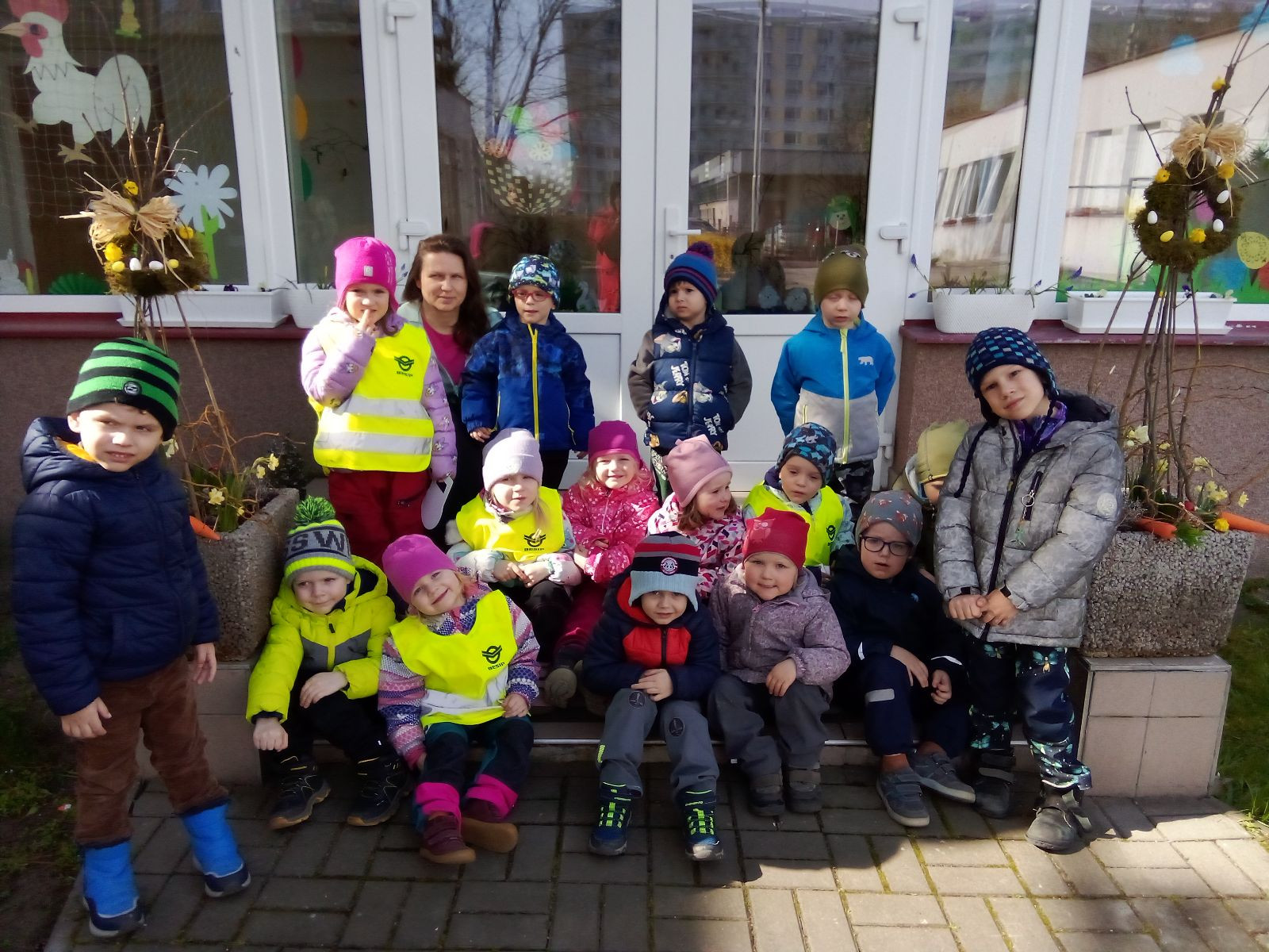 obrázek zpráva Návštěva velikonoční výstavy v MŠ Milady Horákové