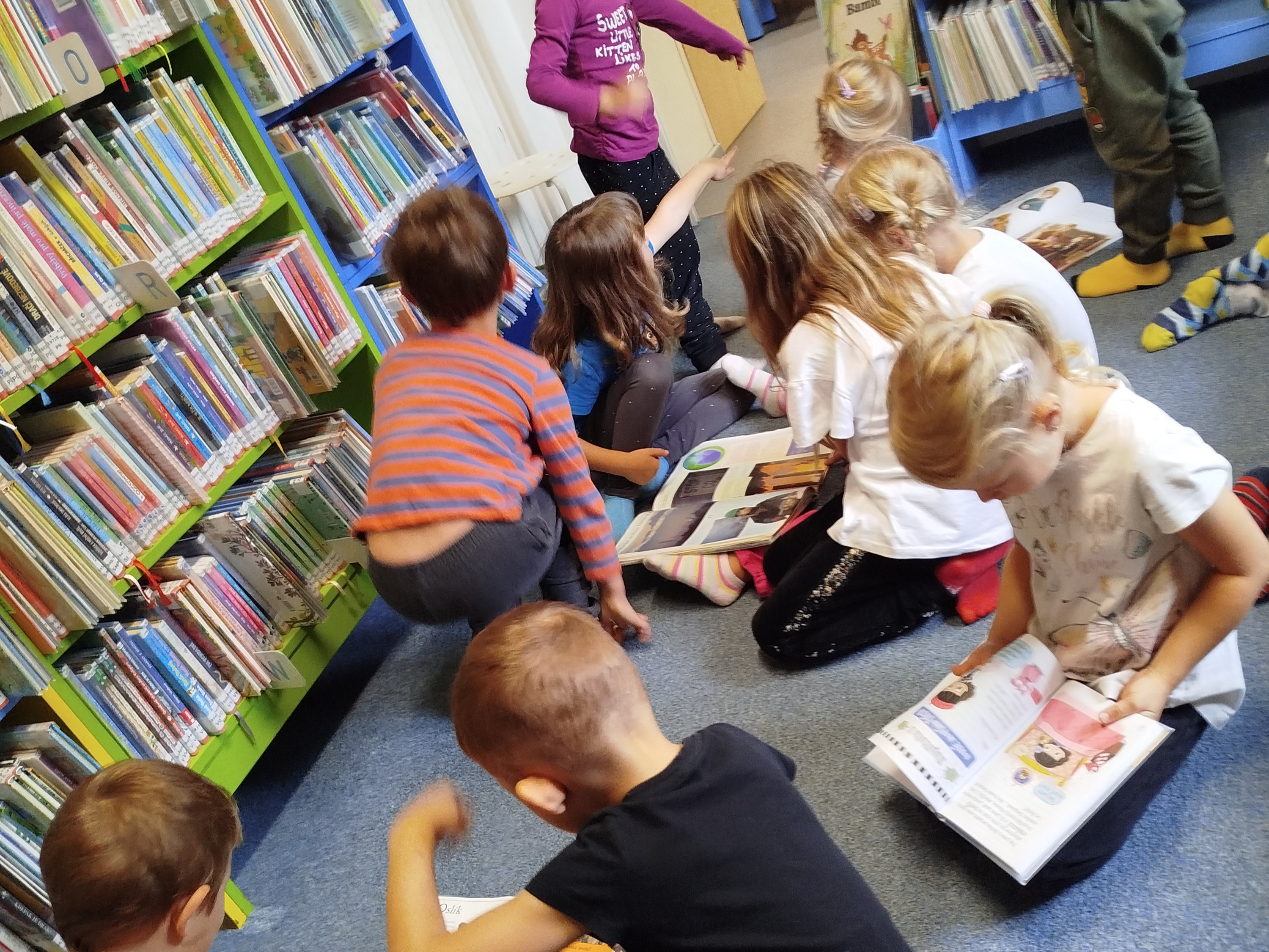 obrázek zpráva První návštěva knihovny