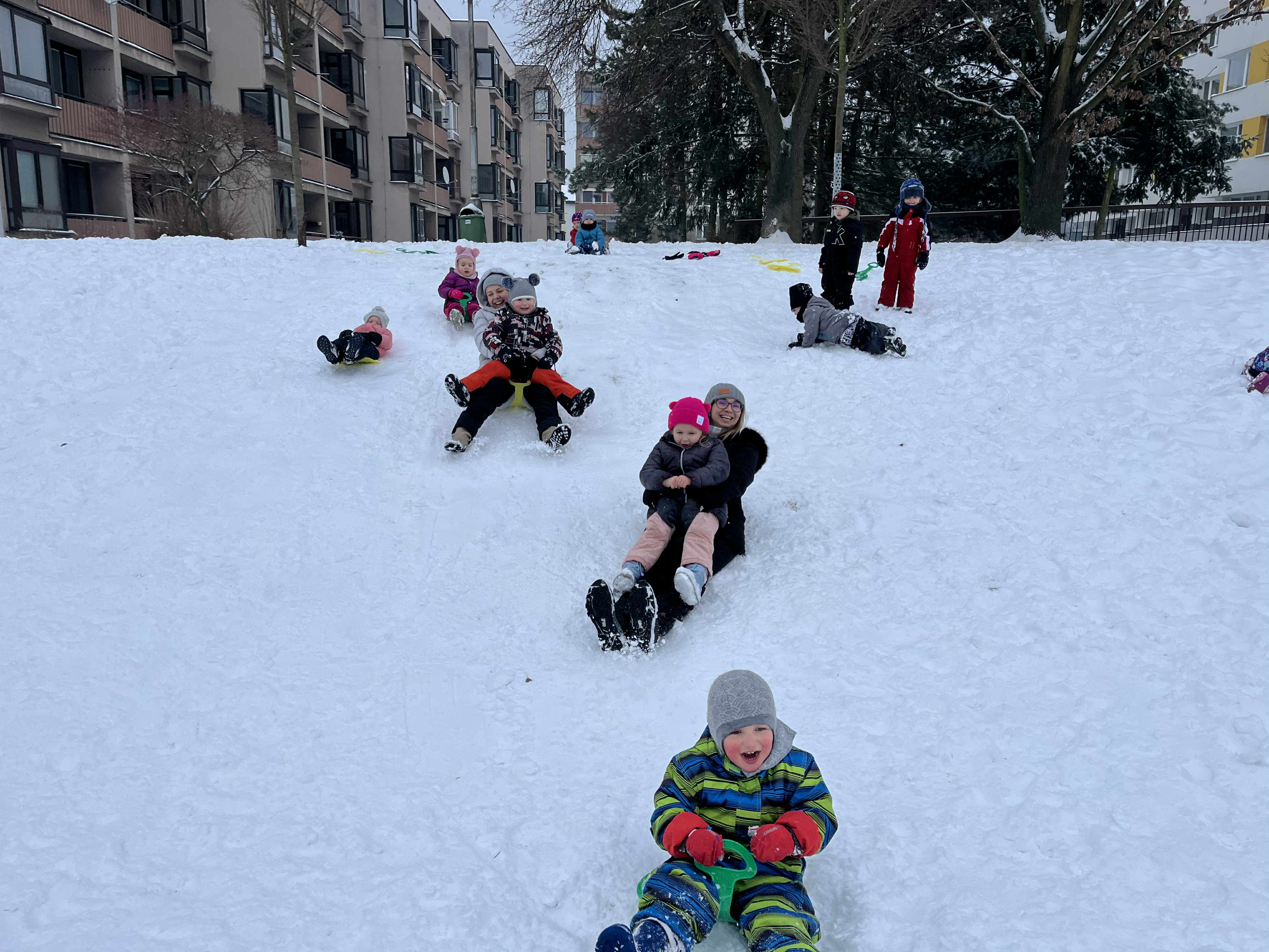 obrázek zpráva Zelený klíček si užívá sníh