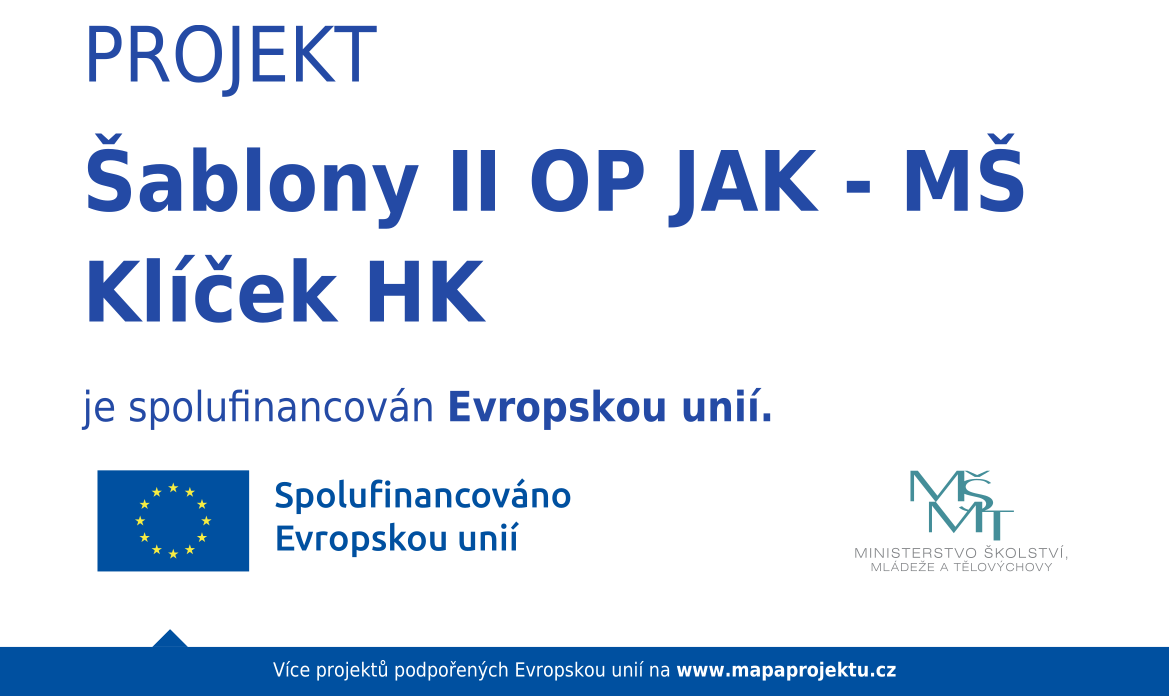 Šablony pro MŠ a ZŠ II