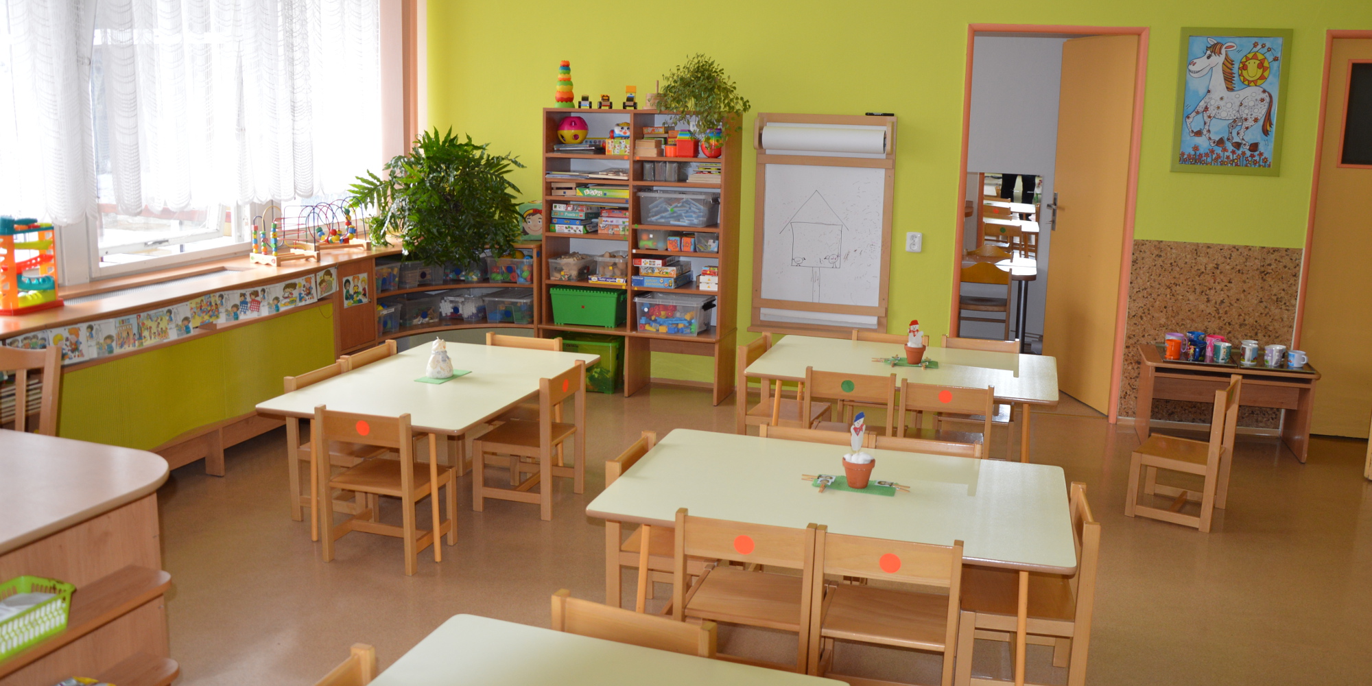 pohled do třídy zelený klíček